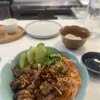 Muoi Tieu - Lunch Marinated Pork rice noodle bowl - Vietnamese Near Me - Takoma Park, Maryland Muoi Tieu - Lunch Marinated Pork rice noodle bowl - Vietnamese Near Me - Takoma Park, Maryland