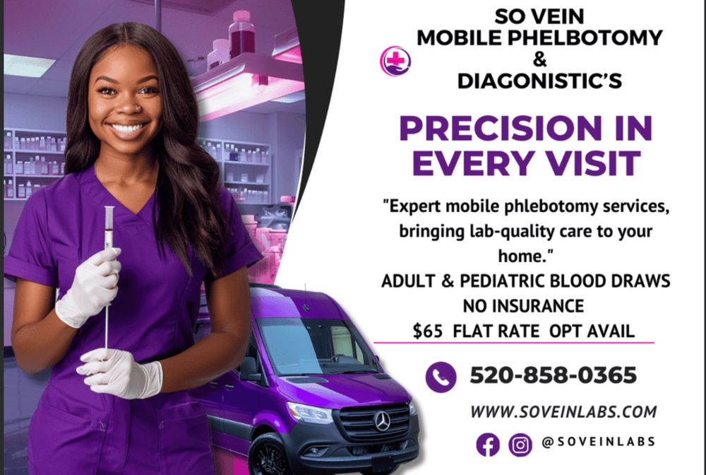 So Vein Mobile Phlebotomy & Diagnostic's - home care agency in Scottsdale, AZ
