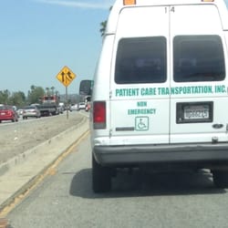 Patient Care Transportation - I was driving when all of a sudden this lady cuts me off. She weaves left and right and brakes often. She's on her phone.