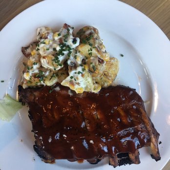 Earls Kitchen + Bar - Half rack of ribs - Delish! Potatoes - eh. - Cocktail Bars Near Me - Plano, Texas