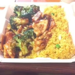 Chicken and broccoli lunch special!