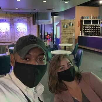 High 5 Austin - A dude named Scoopz & Amanda. Being safe during the CoVid. - Bowling Near Me - Austin, Texas