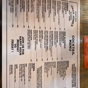 Jack Jones Bar - Cocktail Menu - Irish Pub Near Me - Astoria, New York Jack Jones Bar - Cocktail Menu - Irish Pub Near Me - Astoria, New York