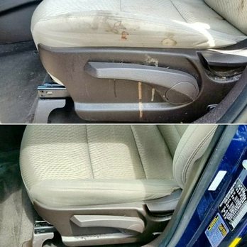 Biohazard PRO - Mobile car detailing for vehicles affected with biohazards. Before and after picture of driver seat affected with blood. - Hazardous Waste Disposal Near Me Biohazard PRO - Mobile car detailing for vehicles affected with biohazards. Before and after picture of driver seat affected with blood. - Hazardous Waste Disposal Near Me