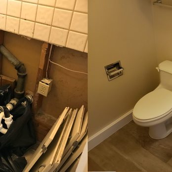 Deluxe Home Remodeling - a bathroom being remodeled - General Contractors Near Me Deluxe Home Remodeling - a bathroom being remodeled - General Contractors Near Me