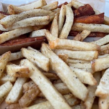 The Root Cafe - Fries (sweet potato, reg) - Cafes Near Me - Little Rock, Arkansas The Root Cafe - Fries (sweet potato, reg) - Cafes Near Me - Little Rock, Arkansas