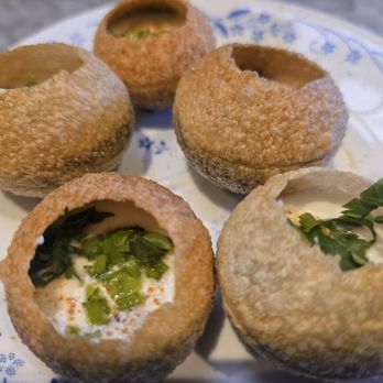 Badmaash - Crispy yogurt puffs "Dahi Poori" - Indian Near Me - Los Angeles, California Badmaash - Crispy yogurt puffs "Dahi Poori" - Indian Near Me - Los Angeles, California