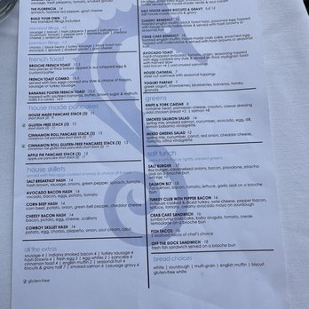 Salt At Geist - Their breakfast/lunch menu - Wine Bars Near Me - Fishers, Indiana Salt At Geist - Their breakfast/lunch menu - Wine Bars Near Me - Fishers, Indiana