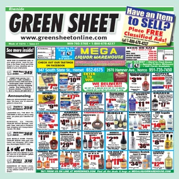 The Green Sheet - The Riverside Green Sheet Over 26,000 Green Sheet Readers Each Week! - Web Design Near Me - Palm Desert, California The Green Sheet - The Riverside Green Sheet Over 26,000 Green Sheet Readers Each Week! - Web Design Near Me - Palm Desert, California