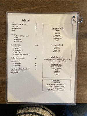 Menu photo 5 Margarita's Mexican Restaurant Dallas, TX