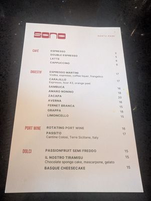 Menu photo 1 Sono North Park San Diego, CA Menu photo 1 Sono North Park San Diego, CA