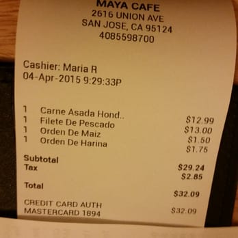 Maya's Cafe - Asked for more tortilla, bit didn't tell us it was extra....wtf? - Latin American Near Me - San Jose, California Maya's Cafe - Asked for more tortilla, bit didn't tell us it was extra....wtf? - Latin American Near Me - San Jose, California