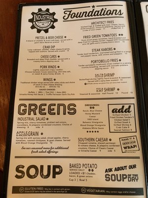 Menu photo 6 Industrial Taphouse Ashland, VA