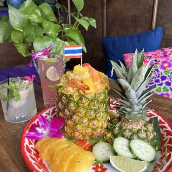 Rua Thai Restaurant - Pineapple Seafood Fried Rice - Thai Near Me - Brooklyn, New York Rua Thai Restaurant - Pineapple Seafood Fried Rice - Thai Near Me - Brooklyn, New York