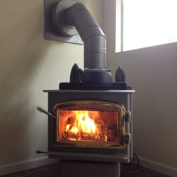 John Tex Anderson - Super trick wood stove installation pumping out the BTUs