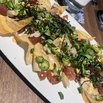 Yard House - Poke Nachos - Vegetarian Near Me - Burbank, California Yard House - Poke Nachos - Vegetarian Near Me - Burbank, California