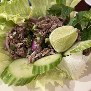 Pho Delight Thai Restaurant - Larb salad with beef (my favorite) - Thai Near Me - Willimantic, Connecticut