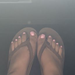 This is absolutely horrible I spent 114 on a regular gel polish pedicure with acrylic and my toes and it looks horrible This is absolutely horrible I spent 114 on a regular gel polish pedicure with acrylic and my toes and it looks horrible