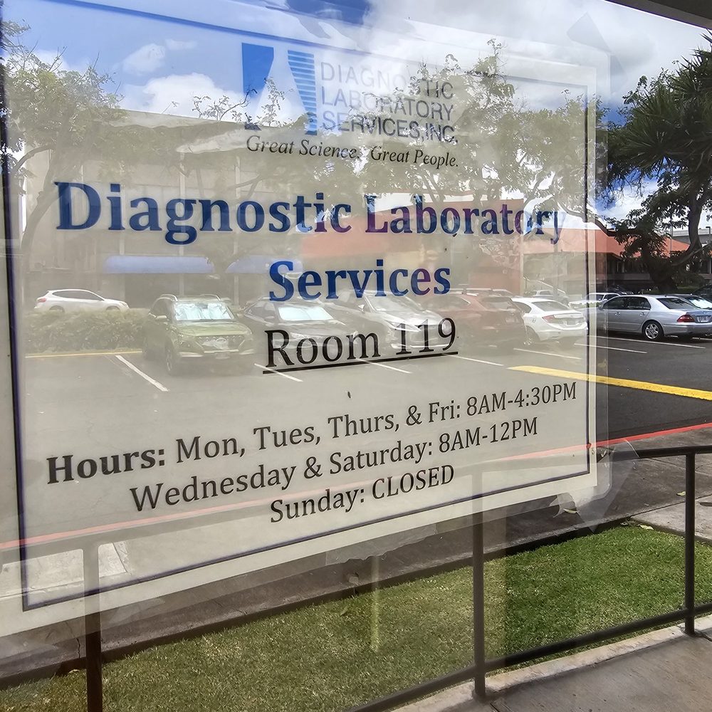 Diagnostic Laboratory Services - Hours of operation - Laboratory Testing Near Me - Aiea, Hawaii Diagnostic Laboratory Services - Hours of operation - Laboratory Testing Near Me - Aiea, Hawaii
