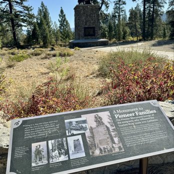 Donner Party Monument - 10.06.24 A Monument to Pioneer Families - Landmarks & Historical Buildings Near Me - Truckee, California