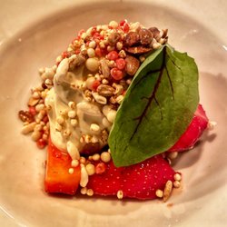 Brasserie Tortue - Erdbeerdessert köstlich
