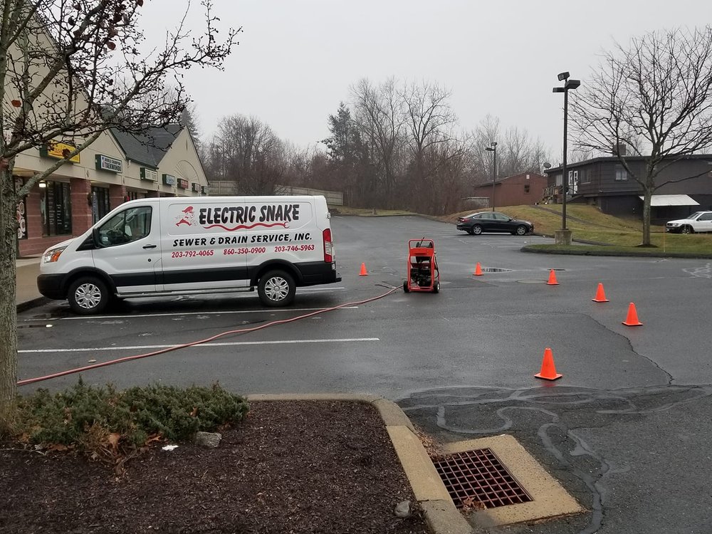 Slide of Electric Snake Sewer and Drain Service