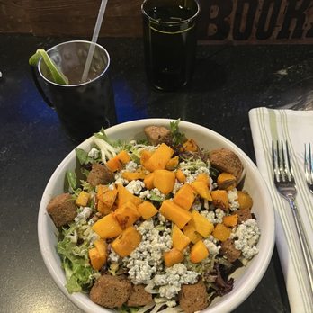Fresko - Squash "greens" aka Roasted Squash Salad - New American Near Me - Des Moines, Iowa Fresko - Squash "greens" aka Roasted Squash Salad - New American Near Me - Des Moines, Iowa