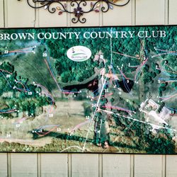Brown County Country Club - Disc Golf Course Map (24 Holes)