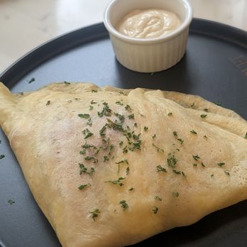 Bon Bouquet Cafe - Turkey, egg, and brie crepe - Breakfast & Brunch Near Me - Miami Beach, Florida