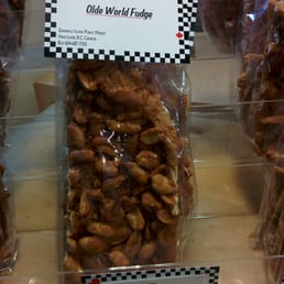a display of olde world fudges