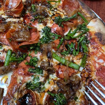 Bistro 135 - The Italian wood-fired pizza with pepperoni instead of Italian sausage! - Italian Near Me - Tracy, California