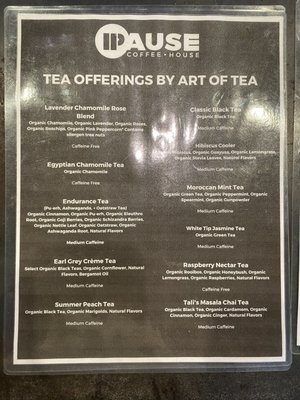 Menu photo 8 Pause Coffee House Fair Oaks, CA