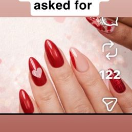 This is the picture I showed Paul with how I wanted my nails done This is the picture I showed Paul with how I wanted my nails done