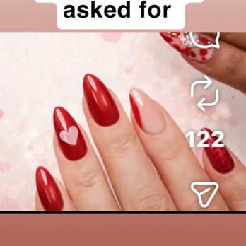 Krystal Nails And Spa - This is the picture I showed Paul with how I wanted my nails done - Nail Salons Near Me - Santee, California