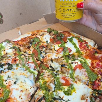 MOD Pizza - 11" MOD Pizza with House Wine Chardonnay - Pizza Near Me - Long Beach, California MOD Pizza - 11" MOD Pizza with House Wine Chardonnay - Pizza Near Me - Long Beach, California