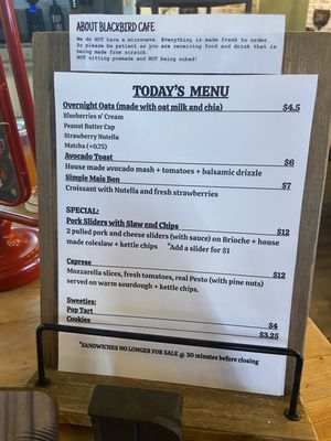 Menu photo 5 Blackbird Comics & Coffeehouse Maitland, FL