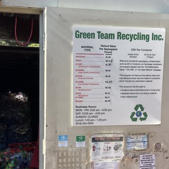 Save The Earth Recycling - Current redemption values at this location (8/4/21) - Recycling Center Near Me - San Dimas, California