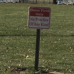 Florissant Valley Park - The community soccer field isn't for your use unless you pay for it.