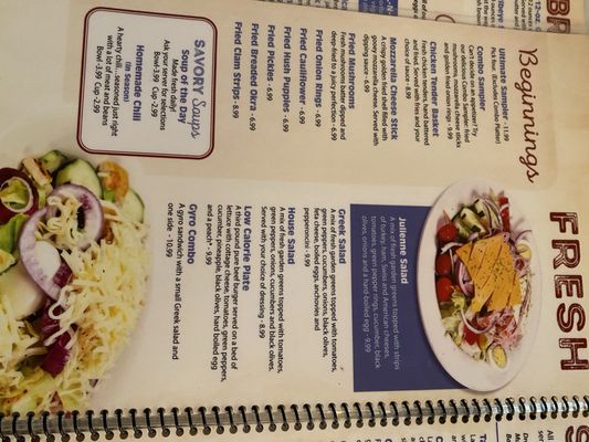 Menu photo 1 Benjamin's Clinton, IN