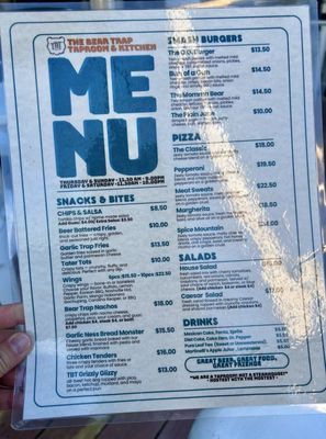 Menu photo 4 The Bear Trap Big Bear Lake, CA