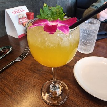 Miyazaki - One of the mocktails. The Passion Blossom. - Japanese Near Me - Murray, Utah