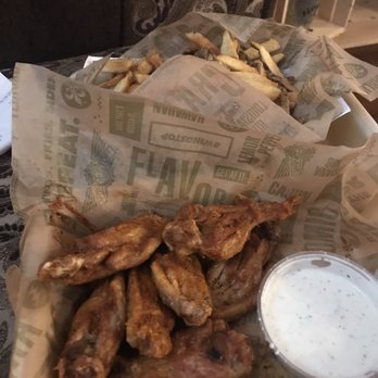 Wingstop - Supposed to be Cajun with extra dry seasoning - Chicken Wings Near Me - El Paso, Texas