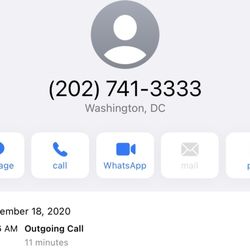 GWU-Medical Faculty Associates - Wish I had some from earlier this month, but unfortunately my phone automatically deletes calls after a certain amount of time.