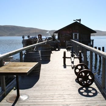 Nick's Cove - Dock in the back of Nick's Cove. Walk towards the end and you'll see an island with tall trees off the shore. - Seafood Near Me - Marshall, California