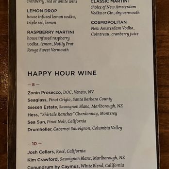 Paul Martin's American Grill - Happy hour drink menu - New American Near Me - El Segundo, California Paul Martin's American Grill - Happy hour drink menu - New American Near Me - El Segundo, California