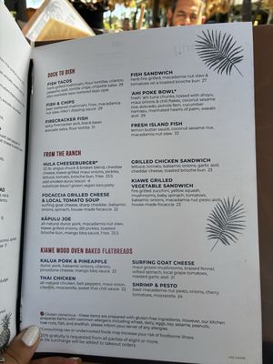 Menu photo 1 Hula Grill Kaanapali Lahaina, HI Menu photo 1 Hula Grill Kaanapali Lahaina, HI