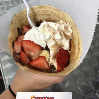 Crepe King - Ice cream crepe with strawberry and Nutella - Creperies Near Me - Miami, Florida Crepe King - Ice cream crepe with strawberry and Nutella - Creperies Near Me - Miami, Florida