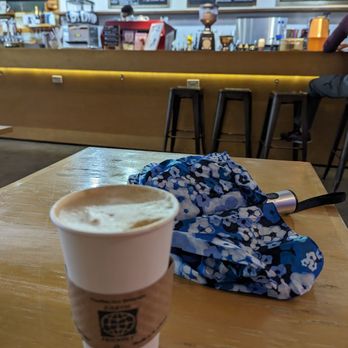 Filtered - Rainy afternoon cappuccino waiting for a new battery - Coffee & Tea Near Me - McKinney, Texas