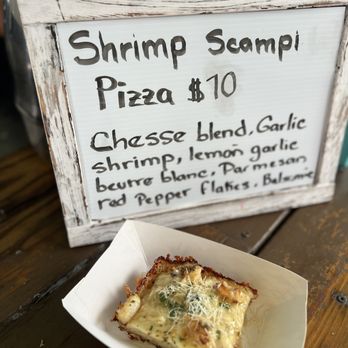 No Name Pizza - Shrimp Scampi Pizza. Oh. Em. Geeeeee!!! Thanks Eric. This pizza is BOMB! Add it to your regular menu. - Pizza Near Me - Miami, Florida