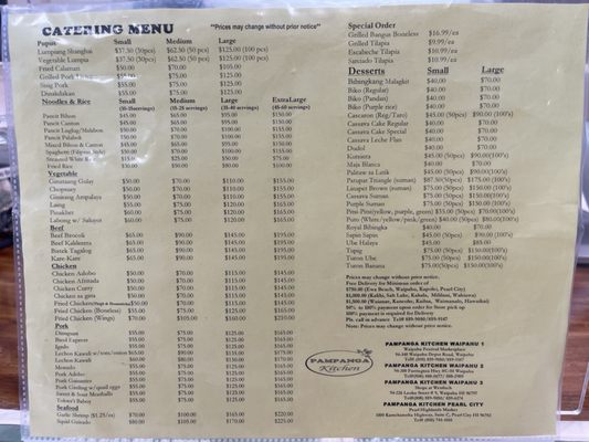 Menu photo 4 Pampanga Kitchen Waipahu, HI